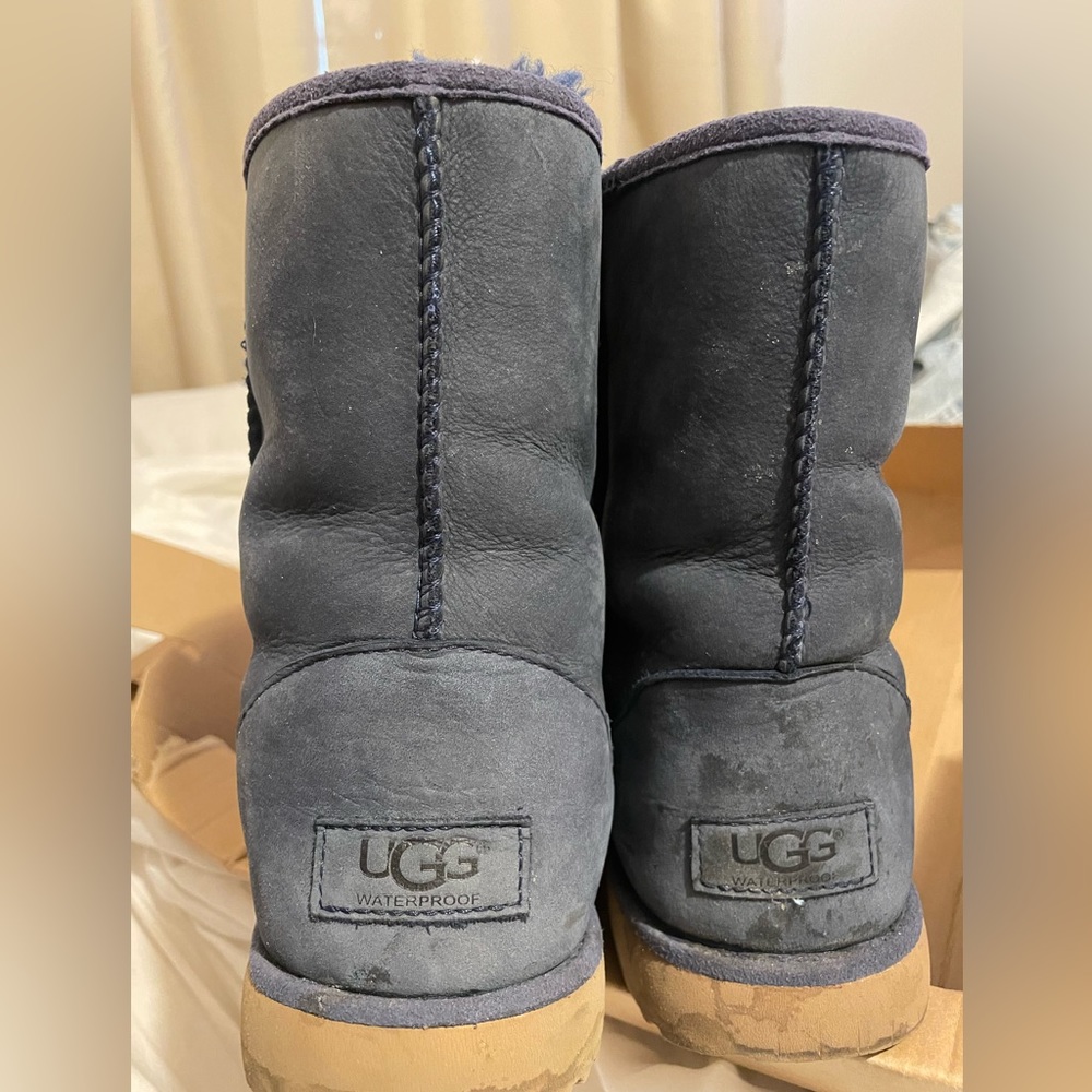 Navy Blue Classic Ugg (Waterproof)